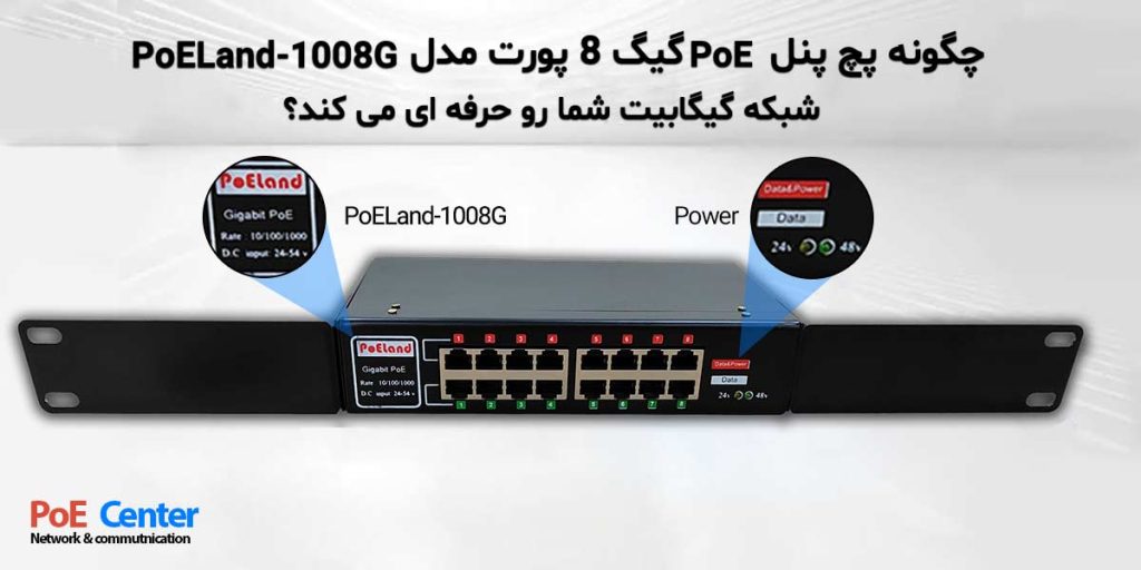 پچ پنل 8 پورت 1008G