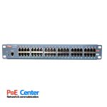 پچ پنل PoE مدیریتی 2400GM+ برند Poeland نمای جلو با 24 پورت فعال